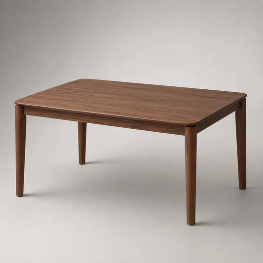 Walnuss-Holz Esstisch Rechteckig 140x85x75 cm