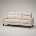 3-Sitzer Sofa Anilinleder Beige 200cm