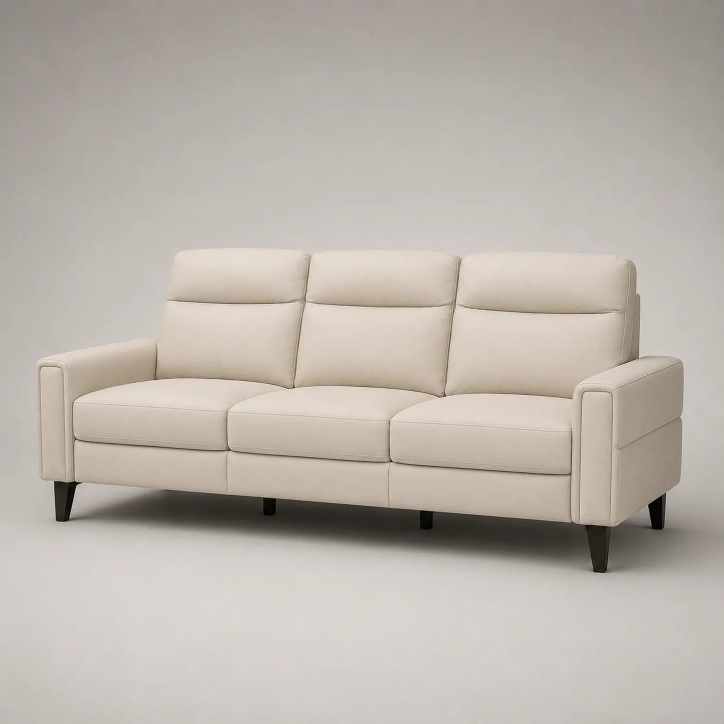 3-Sitzer Sofa Anilinleder Beige 200cm