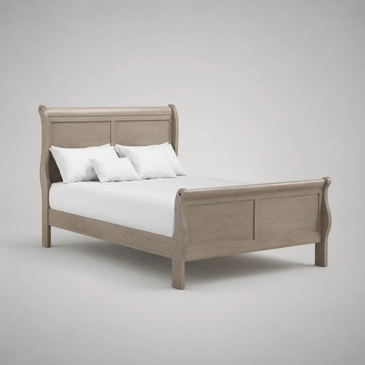 Holzbett Eiche Grau 200x160 cm