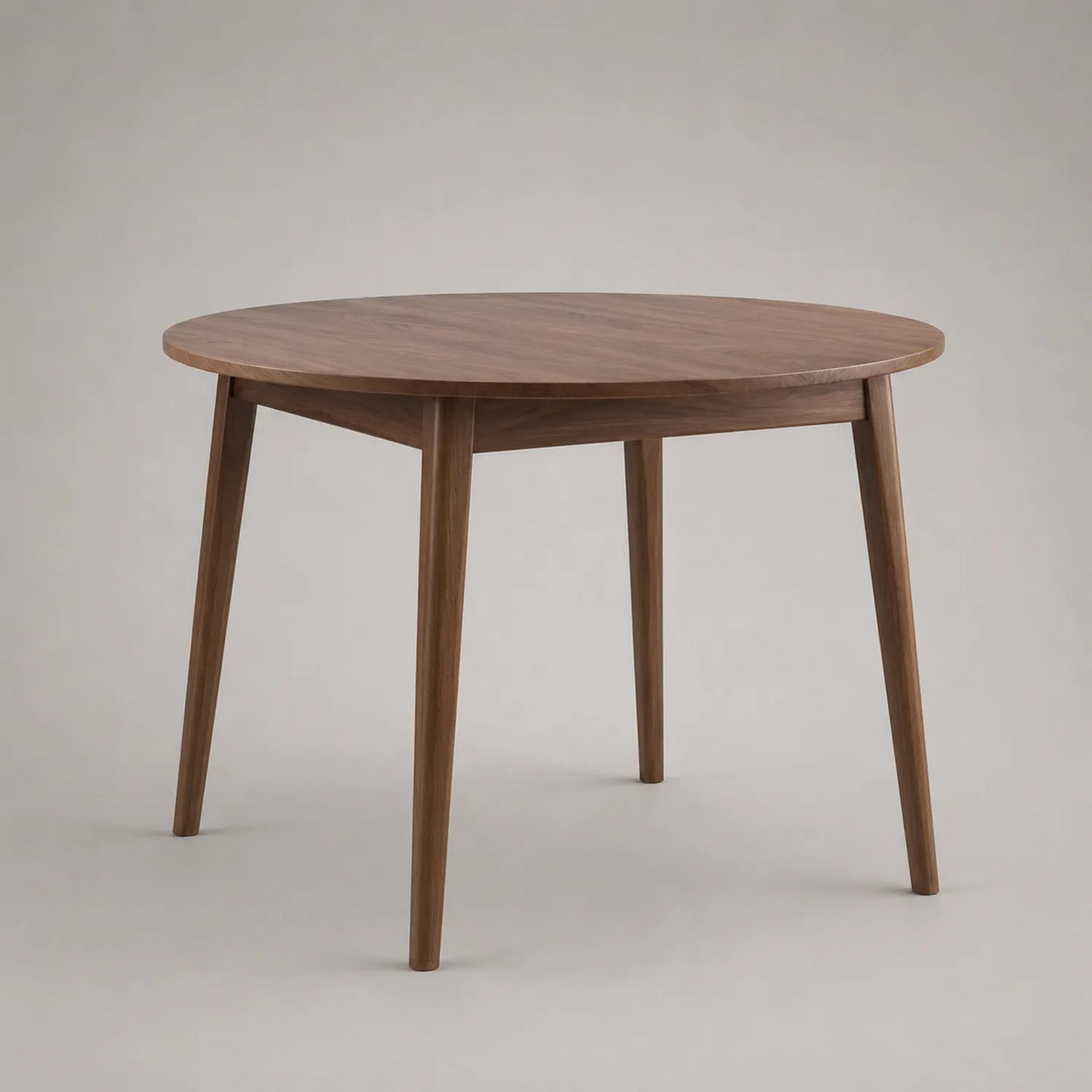 Runder Tisch aus Nussbaumholz Ø 120 cm